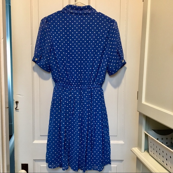Classic Polka Dot Tie Dress - Picture 2 of 5